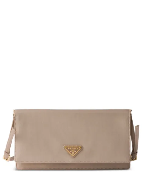 Prada satin mini shoulder bag Neutrals 1BD406VOOOAC4