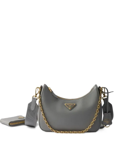 Prada Re-Edition 2005 Saffiano leather bag Grey 1BH204VV2PNZV