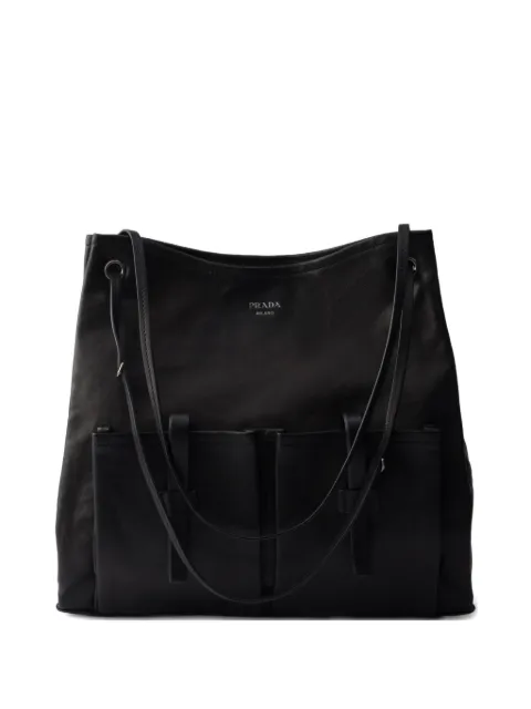 Prada Route large leather bag Black 1BC289VOOO2G6F