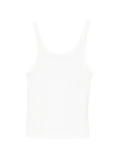 Eleh square neck tank top White SS260079BIANCO