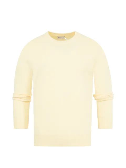 Moncler crew-neck sweater Yellow L10919C00007M1131