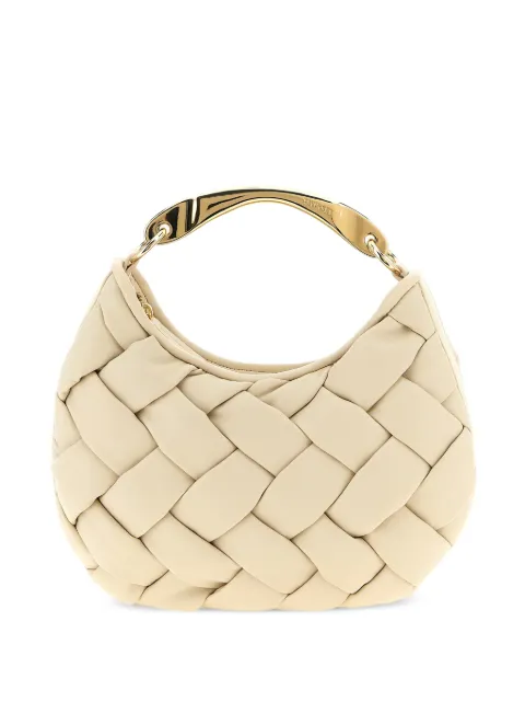 TWINSET handwoven Croissant bag Neutrals 261TB7370