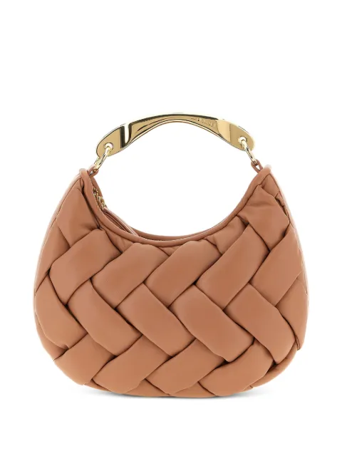 TWINSET handwoven 'Croissant' bag Pink 261TB7370
