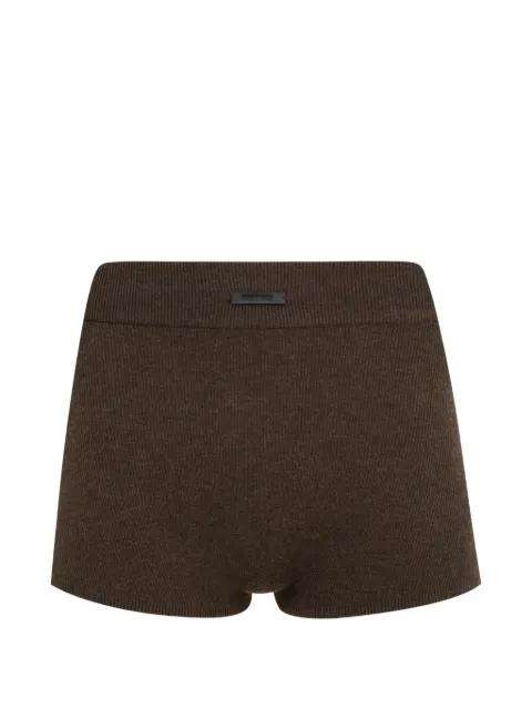 FEAR OF GOD ESSENTIALS Rib Boy shorts Brown 192H0259032FW