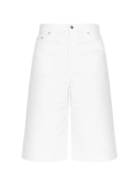 Stella McCartney textured shorts White 6D04613SQH46