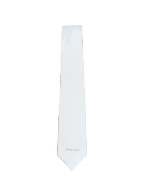 Givenchy logo-detail tie Blue 710003967004