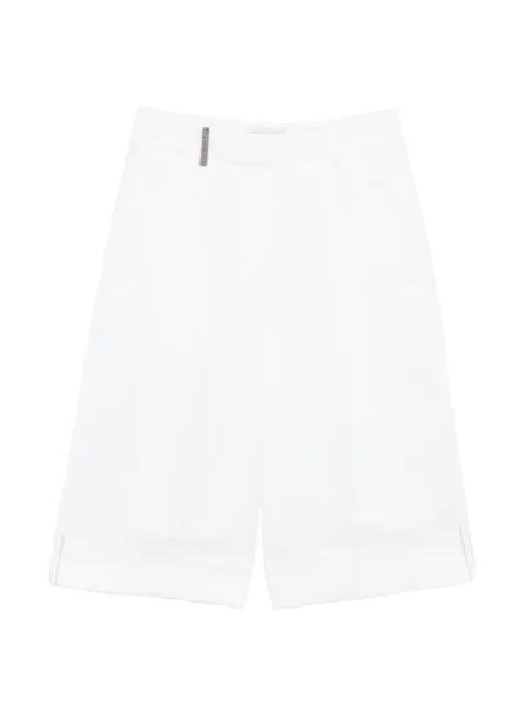 Peserico cuffed shorts White A0402001926