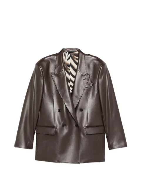 ERALDO double-breasted blazer Brown 0810121770