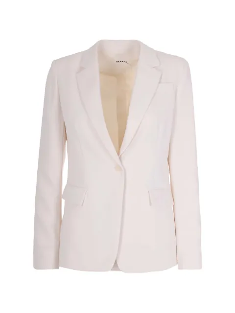 P.A.R.O.S.H. button fastening blazer Neutrals D420220PANTY26002