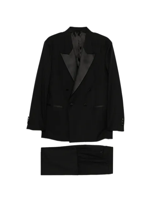 Reveres 1949 shawl-lapel striped suit Black 510766108930710