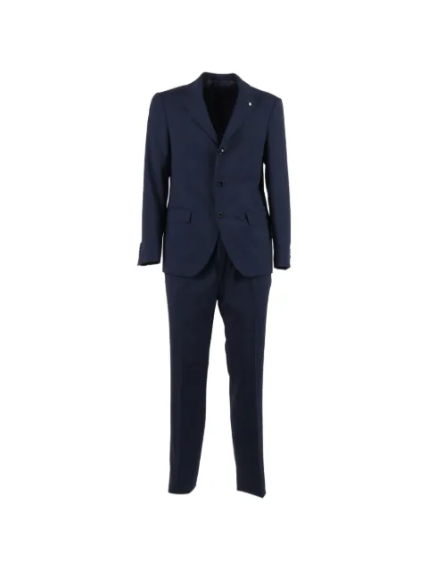 LUIGI BIANCHI MANTOVA buttoned suit Blue 335563489