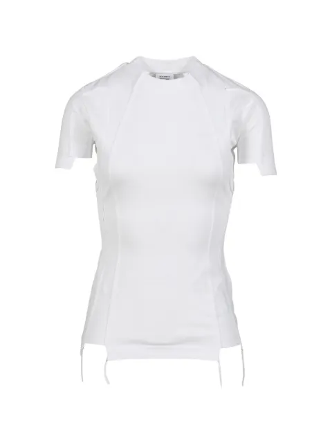 VETEMENTS embroidered logo T-shirt White WE76TR514W