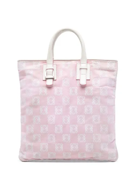 Loewe Pre-Owned 2004 Anagram Canvas tote bag Pink QDVA7UZNHEICKOAO