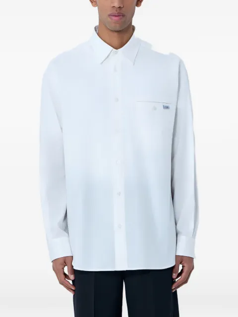 MM6 Maison Margiela patch pocket button-down shirt White SH0DT0043M35480