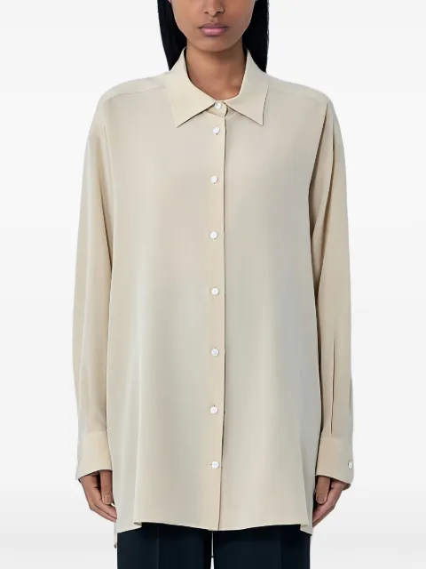 The Row button long-sleeve shirt Neutrals 5648W4296