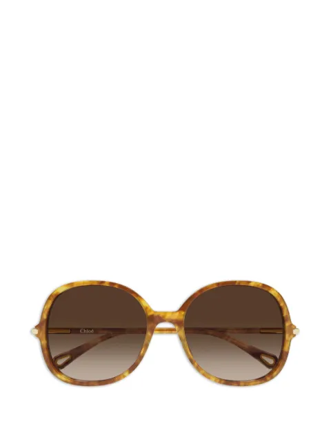 Chloé Eyewear oversized-frame sunglasses Brown CH0383S