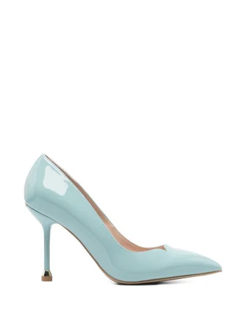 LIU JO patent-faux leather court shoes Blue SXX009EX004S4117