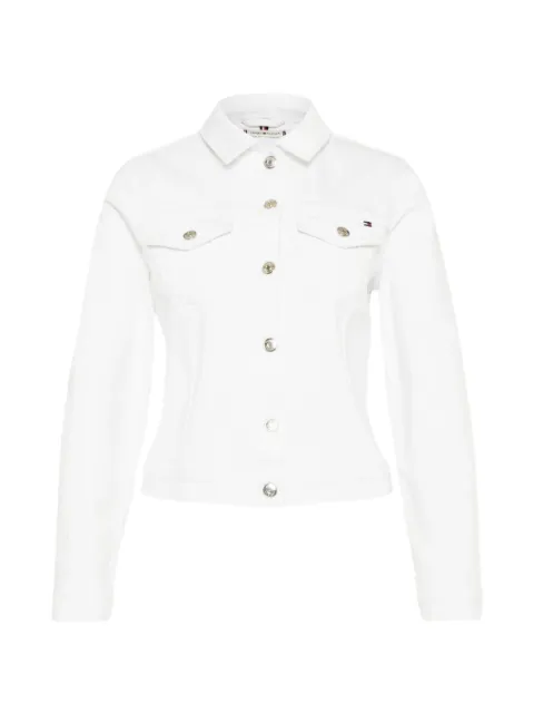 Tommy Hilfiger chest-pockets denim jacket White WW0WW44374YCF