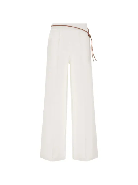 Herno tie belt trousers White PT000197D560351100