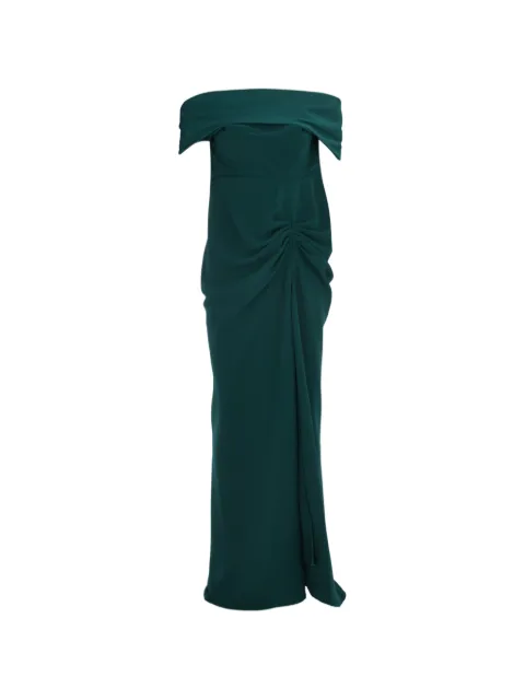 Rhea Costa Aqusa maxi dress Green 25225D