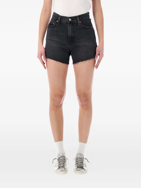 Levi's Ribcage denim shorts Black 005DS