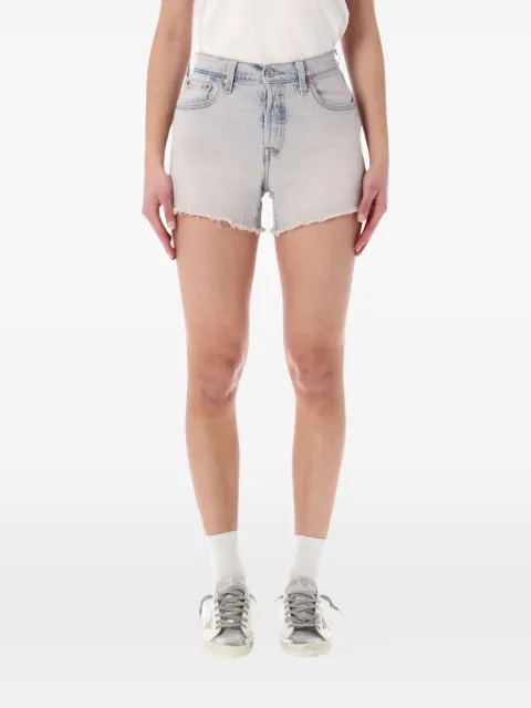Levi's 501® Curve frayed shorts Blue 005DP
