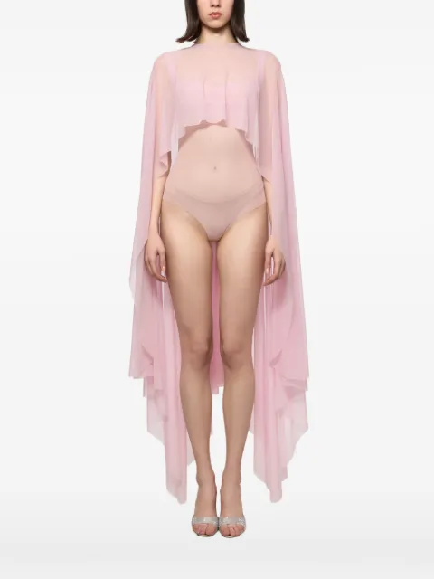 Atu Body Couture ruffled cape Pink AT25084
