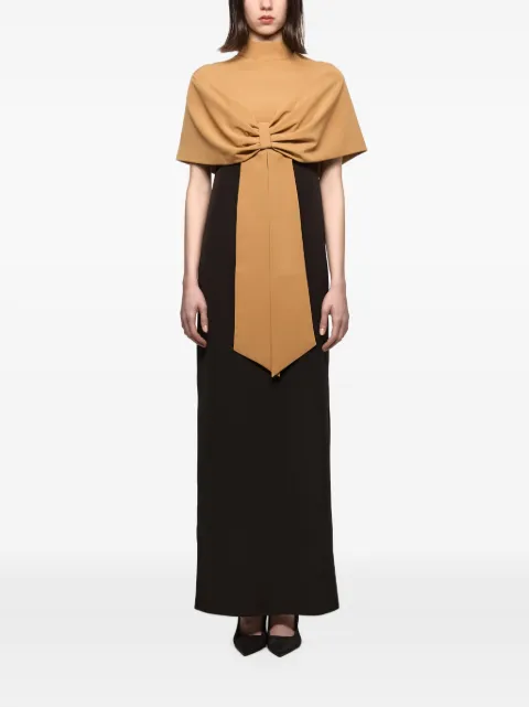 Atu Body Couture bow maxi dress Black AT26126
