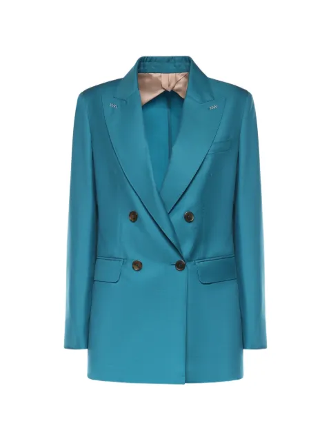 Max Mara buttoned double-breasted blazer Blue 2611041141600