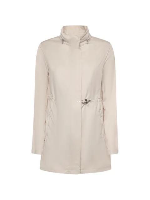 Fay Virginia drawstring coat Neutrals NAW50523960QD1