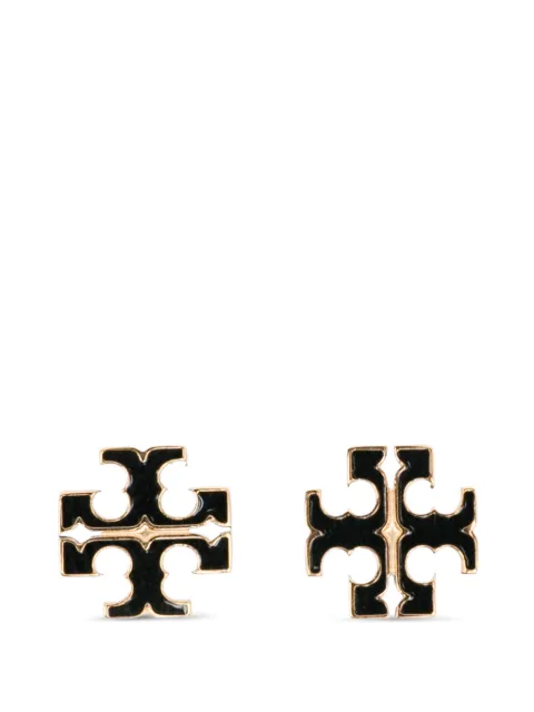 Tory Burch small Icon enamel stud earrings Gold 177397