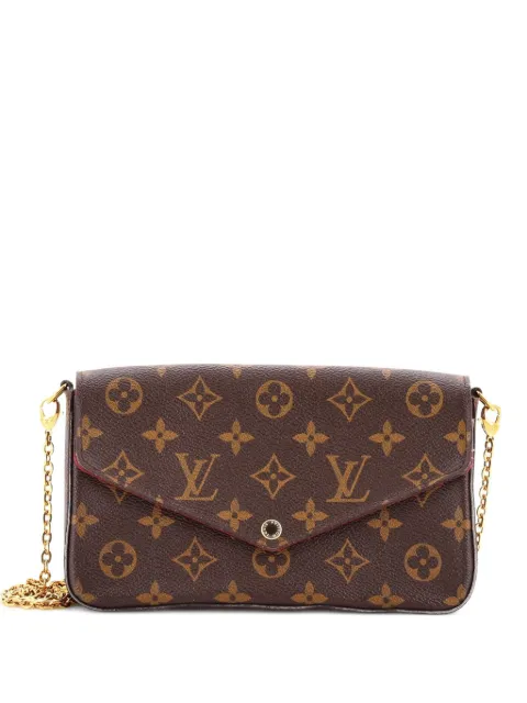 Louis Vuitton Pre-Owned Felicie Pochette Monogram Canvas crossbody bag Brown GDKGWPW2NTXKECFW