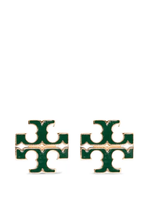 Tory Burch small icon enamel stud earrings Gold 177397