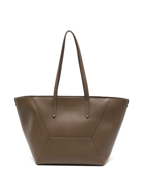 Brunello Cucinelli panelled tote bag Brown MBXAD2573C8772