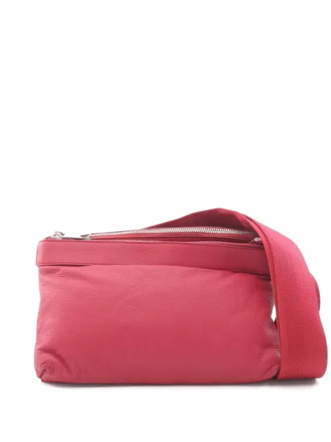 Bottega Veneta Pre-Owned 2010s leather shoulder bag Red 1040488