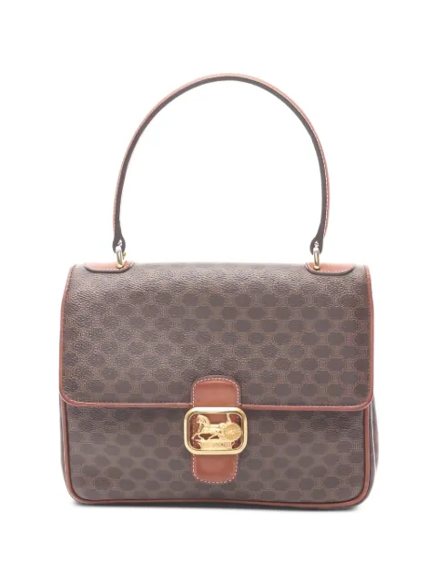 Celine Pre-Owned 2000s Macadam logo tote bag Brown 1040530