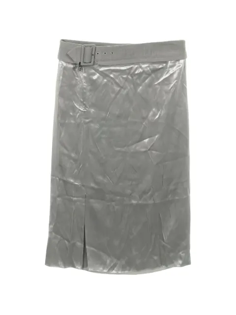 Fendi Pre-Owned 2010 belted skirt Grey 1042545