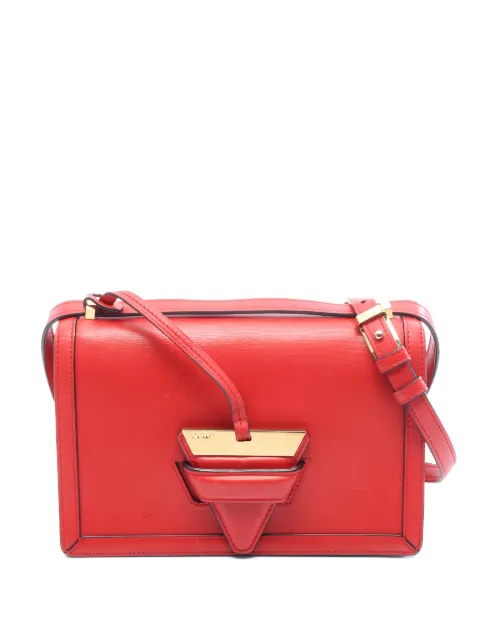 Loewe Pre-Owned 2000s Barcelona leather shoulder bag Red 1040880