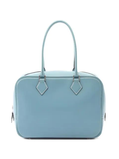 Hermès Pre-Owned 28 Plume zip-fastening shoulder bag Blue 1044721JINSQUARE