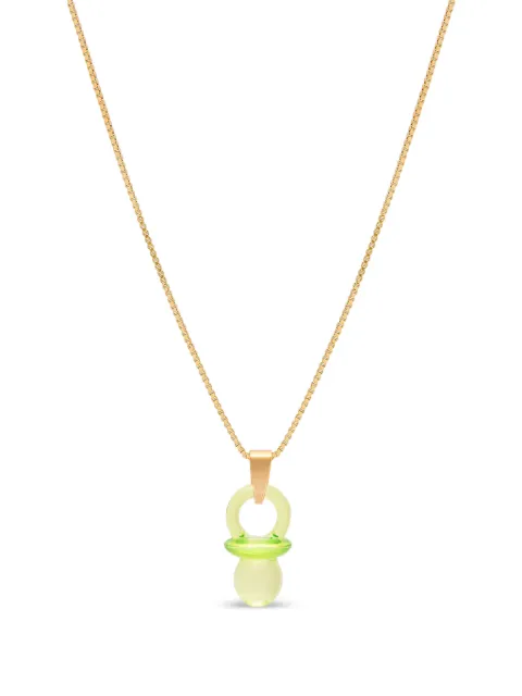 Crystal Haze Pacifier pendant necklace Gold CH37111PENDLIM