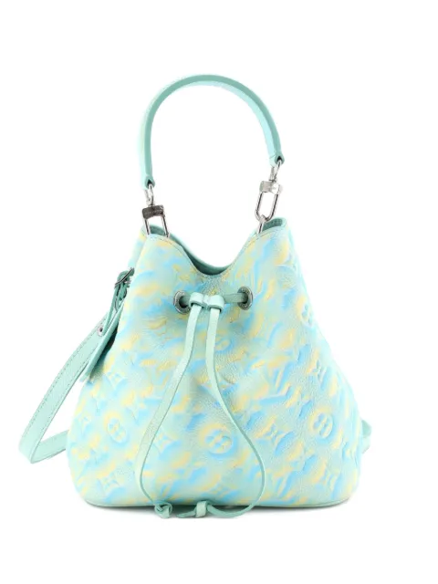 Louis Vuitton Pre-Owned NeoNoe Handbag Stardust Monogram Empreinte Leather BB bucket bag Blue 814DMHEZRKO8AJTT