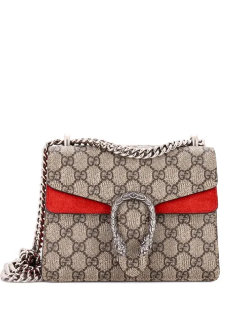 Gucci Pre-Owned Dionysus Bag GG Coated Canvas Mini crossbody bag Brown UX8PJ12HHPGJCWMK