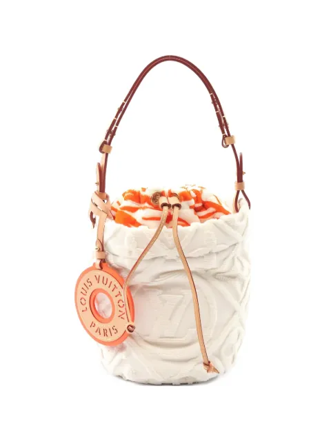 Louis Vuitton Pre-Owned 2021 LV Vacation by the Pool bucket bag White 1044055