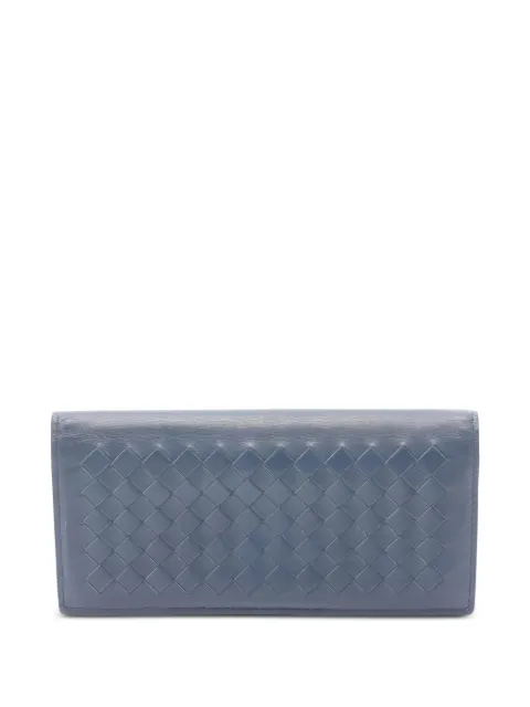Bottega Veneta Pre-Owned 2000s Intrecciato wallet Blue 1044301