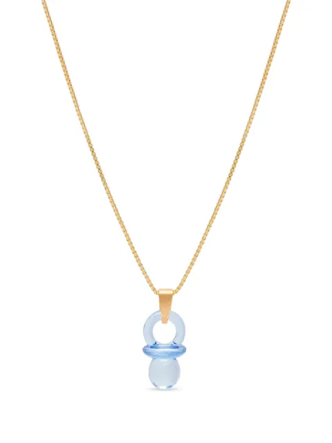 Crystal Haze Pacifier pendant necklace Gold CH37104PENDAZU
