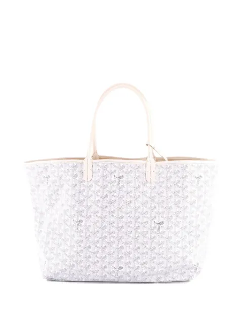 Goyard Pre-Owned Saint Louis Coated Canvas PM tote bag White XGJE8FU159KNY9XP