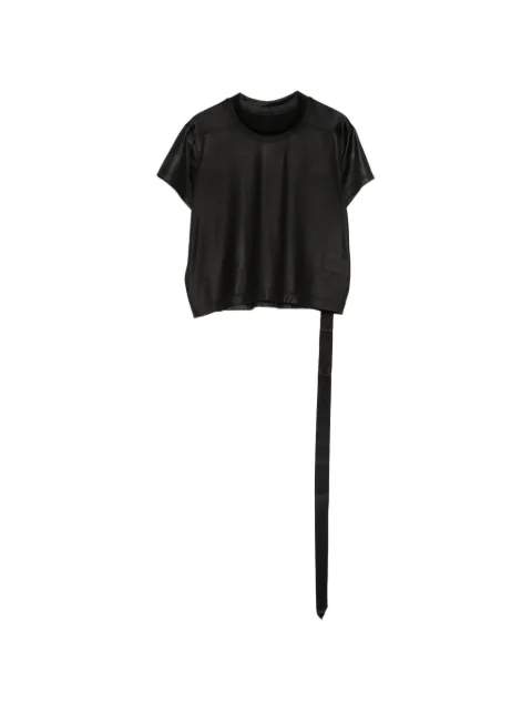 Rick Owens DRKSHDW tie-detail T-shirt Black DS01F4207JL