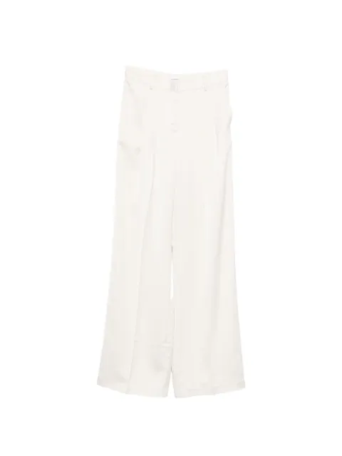 THE ANDAMANE pleated trousers White T190408ATNP229