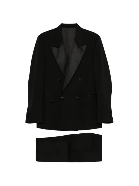 Lardini shawl-lapel suit Black PA5927E1PAIF66418999
