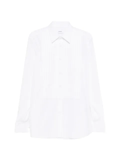 Lardini pleated shirt White PAETHOSCNC1900